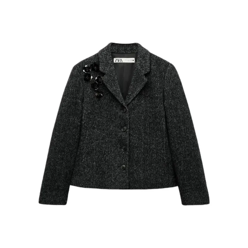 ZARA ZW Series Business Suit Women's Dark Gray-0