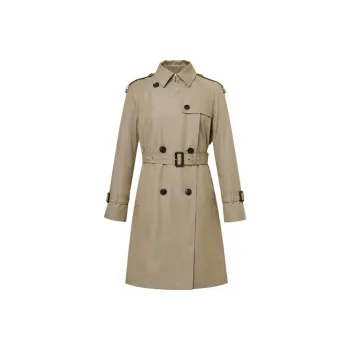 HAZZYS Trench Coat Women's Dark Beige Yellow