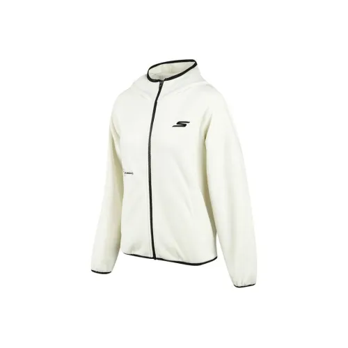 Skechers Velvet Jackets Women's Marshmallow White/0074