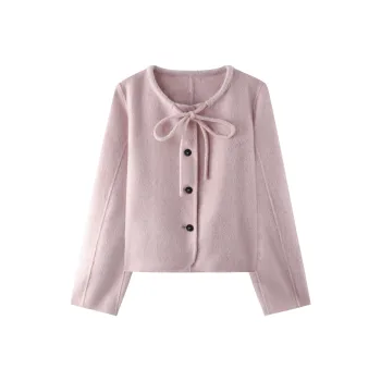 THE SEA LIFE Cropped Coat Women's Cherry Blossom Pink