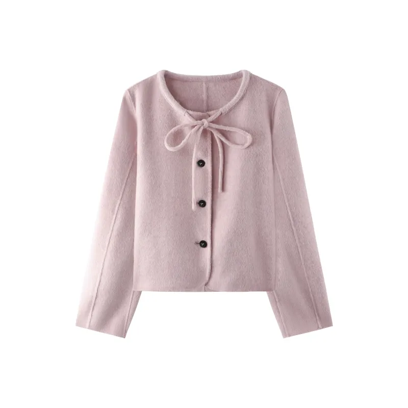 THE SEA LIFE Cropped Coat Women's Cherry Blossom Pink-0
