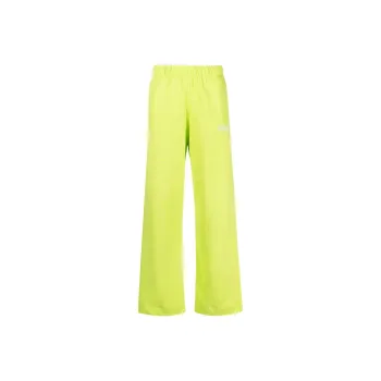 GANNI Knitted Sweatpants Women's Yellow