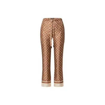LOUIS VUITTON Casual Pants Women's Brown