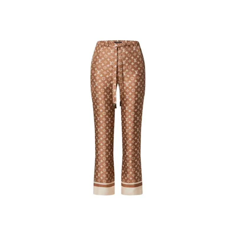LOUIS VUITTON Casual Pants Women's Brown-0