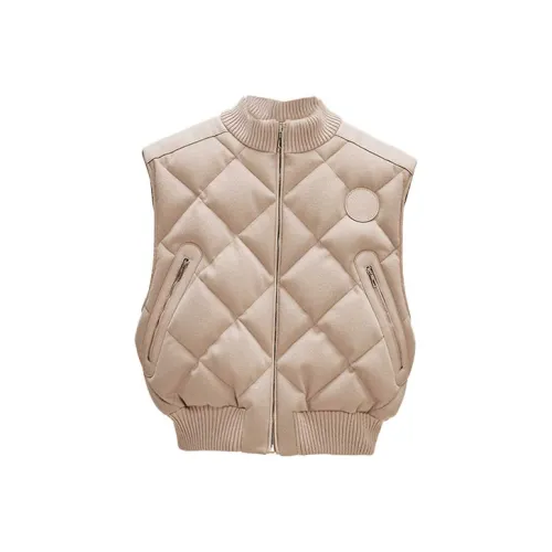 HERMES Vests Women's Beige