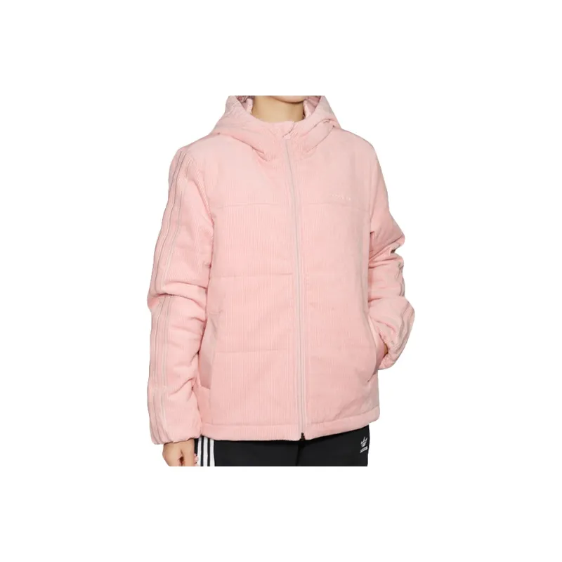 Adidas Puffer Jackets Women's Pink-0