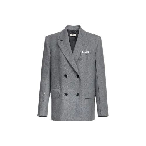 Ochirly Business Suit Women's Light Heather Gray