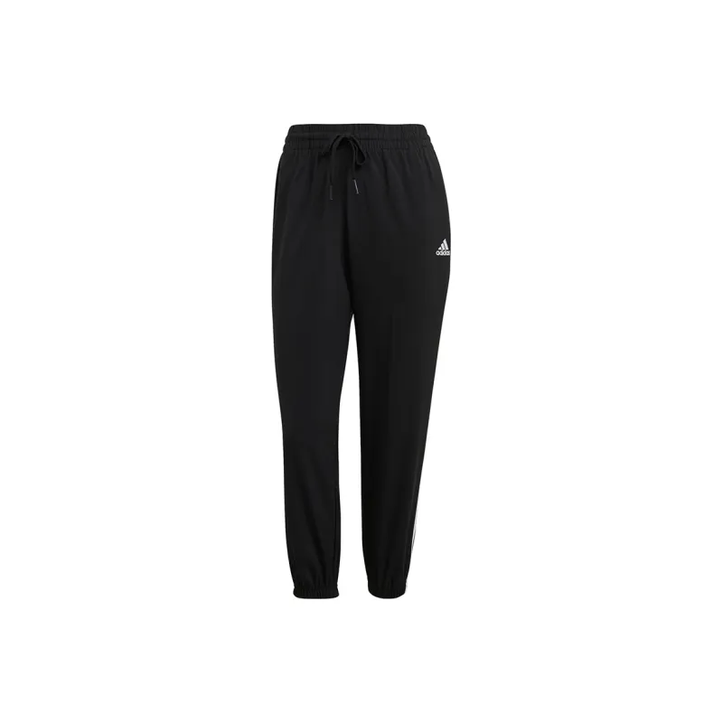 Adidas W 3s Wv E 78pt Knitted Sports Pants Women's Black-0