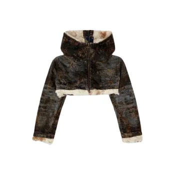 DIESEL Jacquard Cropped Jacket