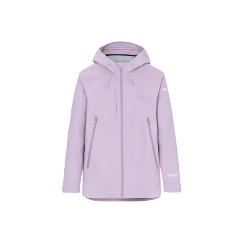 Anta Variety Training Collection Windproof Windbreaker Jacket Women's Flat Bean Purple