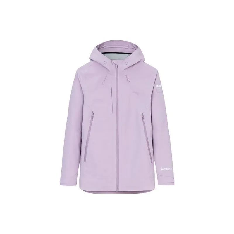 Anta Variety Training Collection Windproof Windbreaker Jacket Women's Flat Bean Purple-0