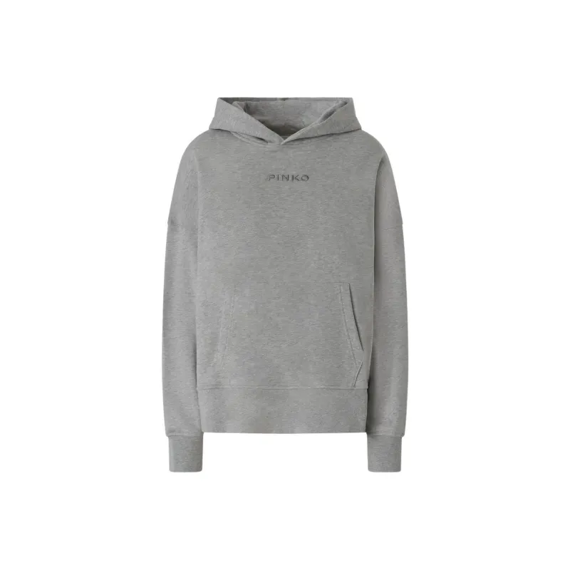 PINKO Logo Embroidery Hoodie-0