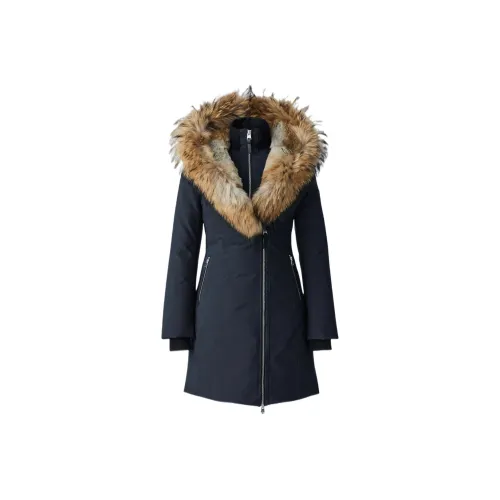 MACKAGE TRISH Powder Touch Signature Collar Down Jacket Women's Black