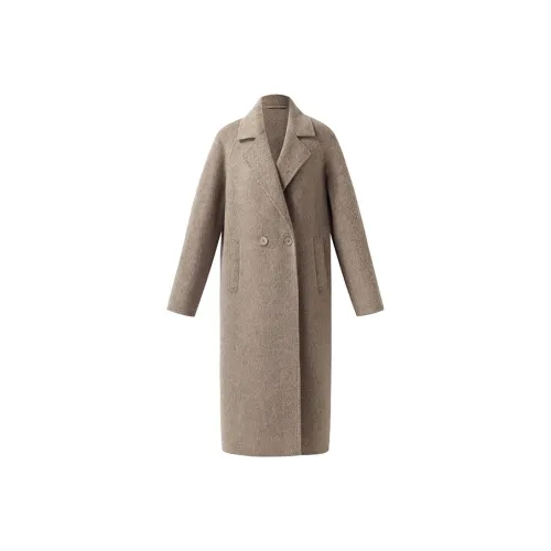 GOELIA Coats Women's 36H Flower Camel