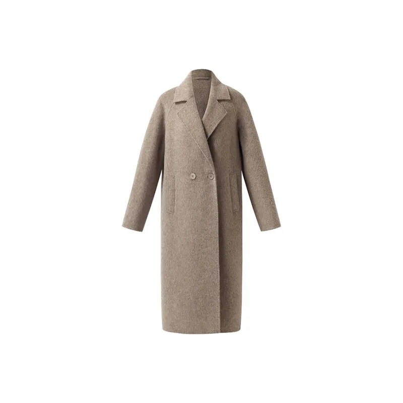 GOELIA Coats Women's 36H Heather Camel-0