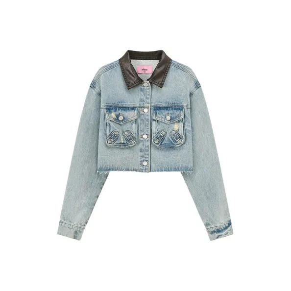 CHUU Denim Jackets Women's-0
