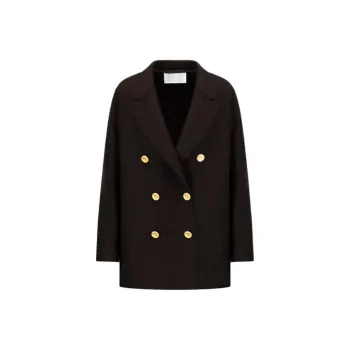 HARRIS WHARF LONDON Business Suits Coats Women's Dark Brown
