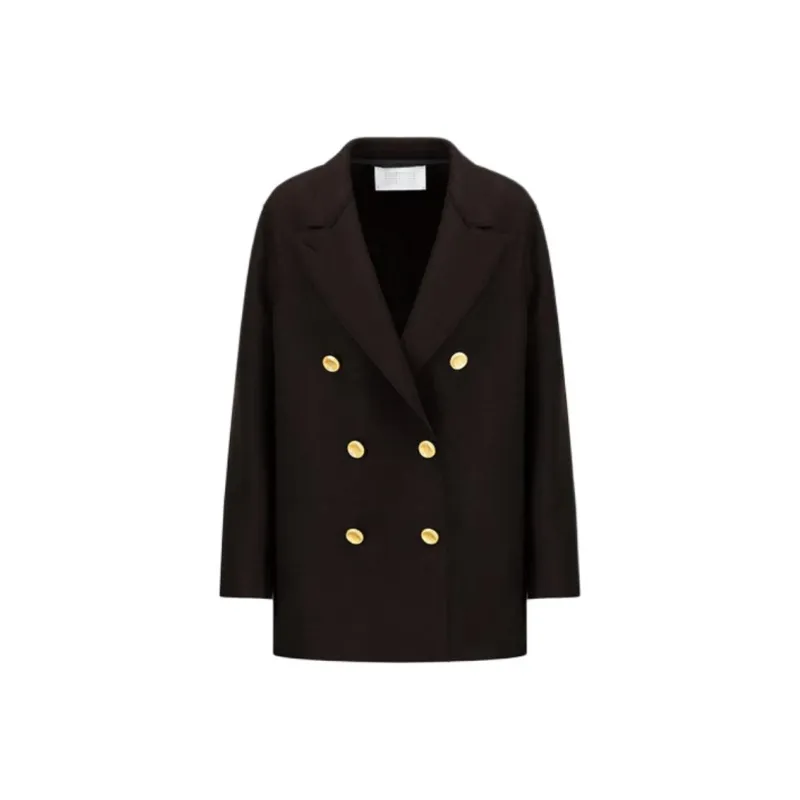HARRIS WHARF LONDON Business Suits Coats Women's Dark Brown-0