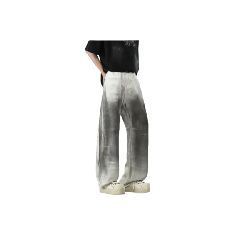YINLEI Jeans Men White-3