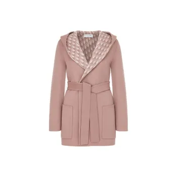 DIOR Quarterly New Products Cropped Coats Women's Pink