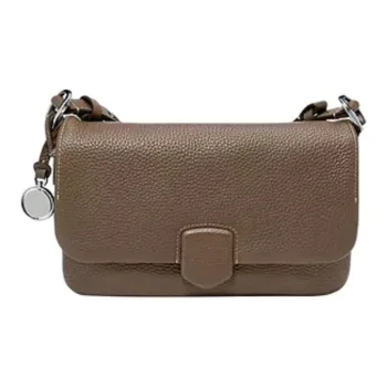 FOSSIL Leather Crossbody Bag, Shoulder Bag Women's Smoky Gray