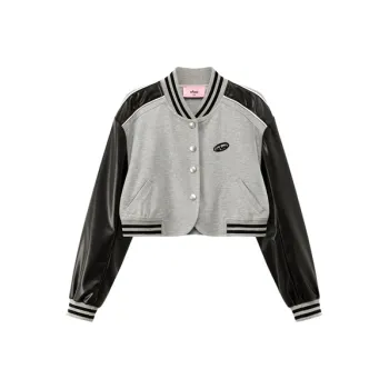 CHUU Cropped Coats Women's Dark Gray