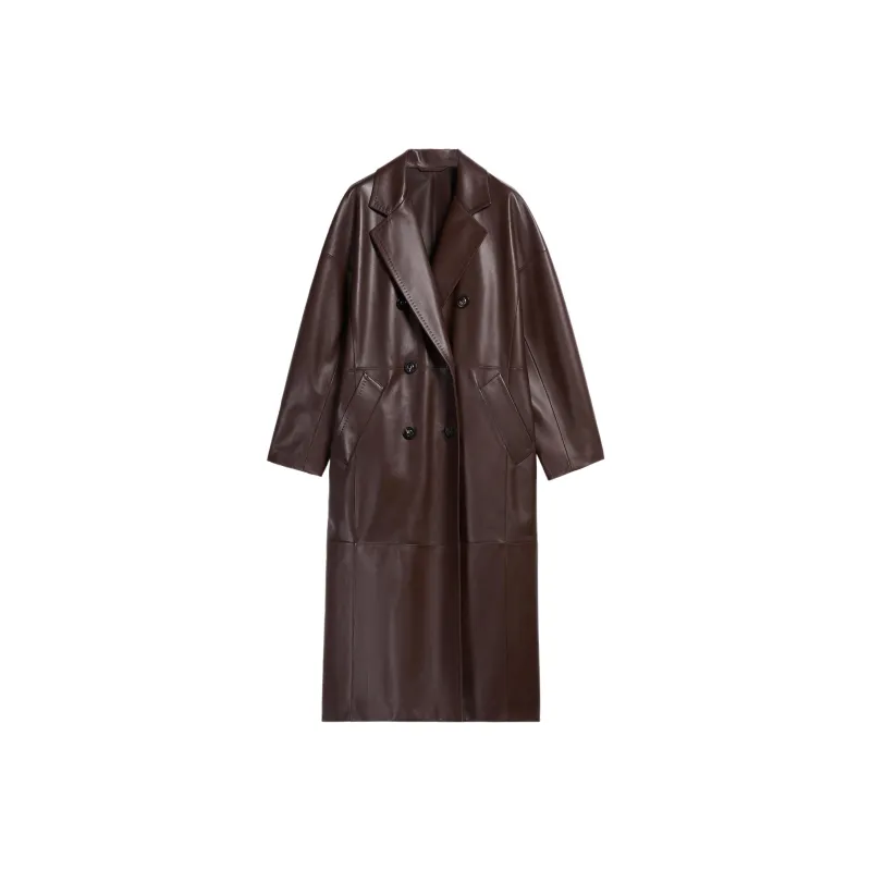 MaxMara Leather Jacket Women's Umber-0