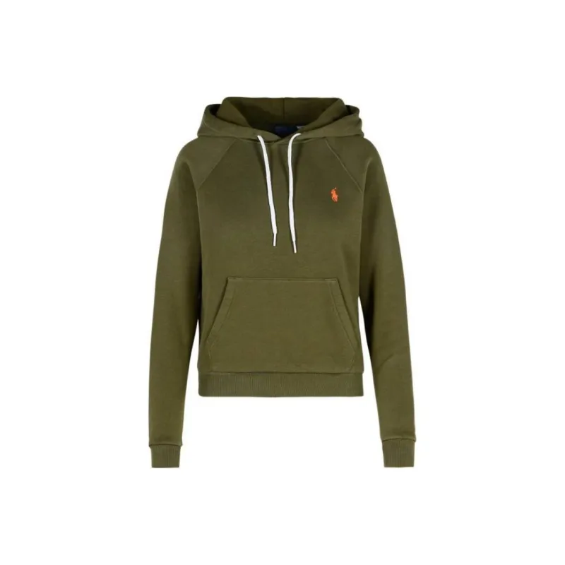 Polo Ralph Lauren Logo Embroidered Drawstring Hoodie-0
