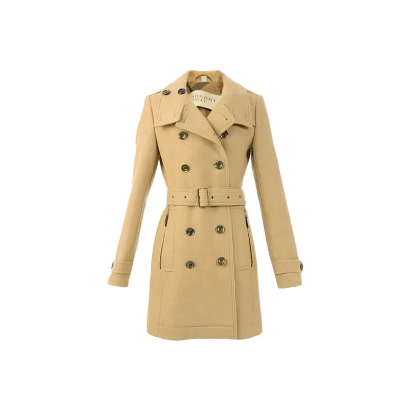 Burberry Coat Women's Light Brown-0