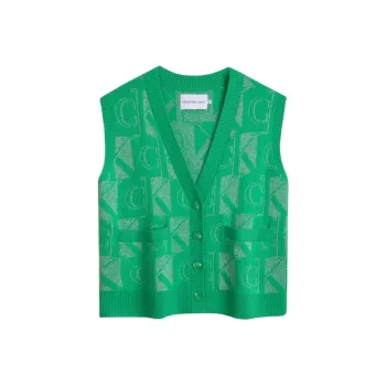 CK/Calvin Klein Vest Women's Emerald Green