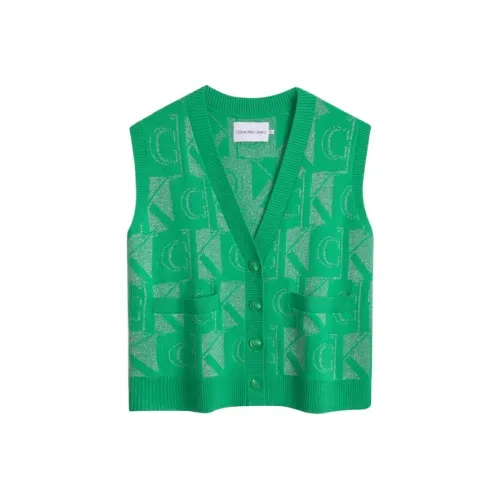 CK/Calvin Klein Vest Women's Emerald Green