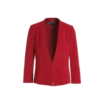 QIAOWANNI Business Suits Coats Women's Plum Paste Red