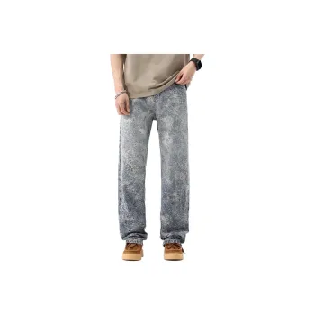 BENGEN Jeans Unisex Blue