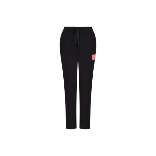 ARMANI EXCHANGEAE FW22 Knitted Sports Pants Women's Black