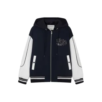 Teenie Weenie Cropped Coats Women's Navy Blue