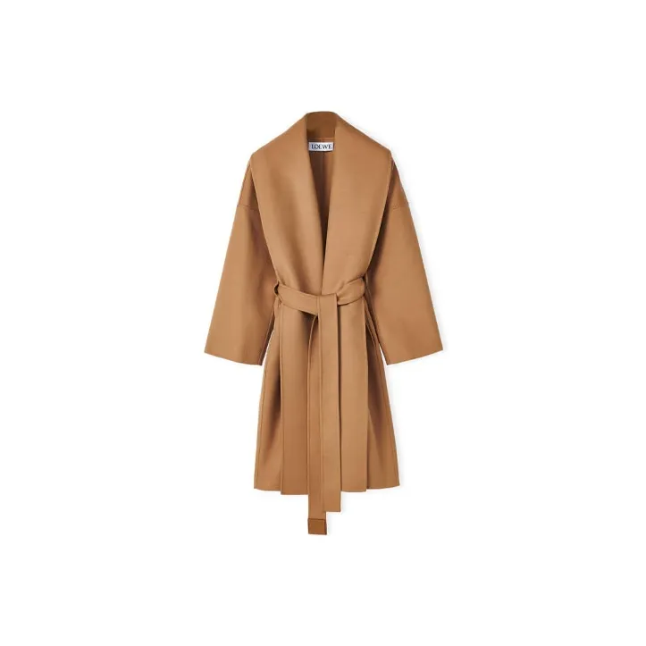 LOEWE Velvet Jackets Women's Camel-0