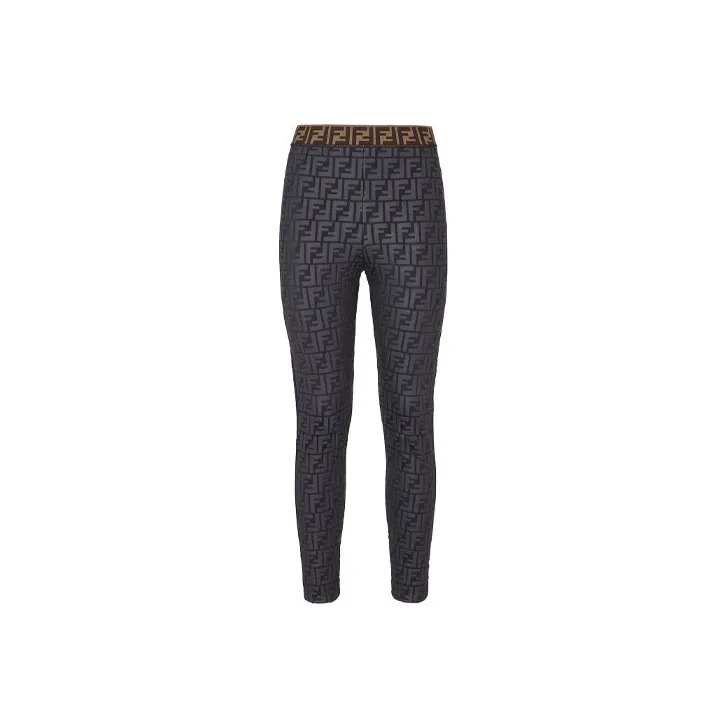 FENDI Leggings Women's Black-0