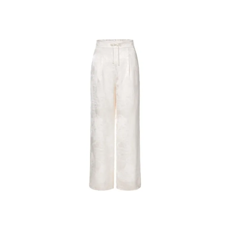 TAMMY TANGS Casual Pants Women's Ecru-0