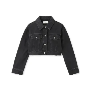 Lily Brown Denim Jacket Women's