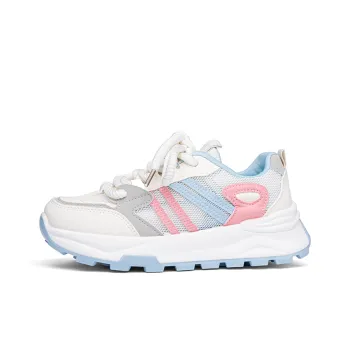 RENBEN Cushioning, Slip Resistant, And Abrasion Resistant Low Top Chunky Sneakers Women's Milan Pink