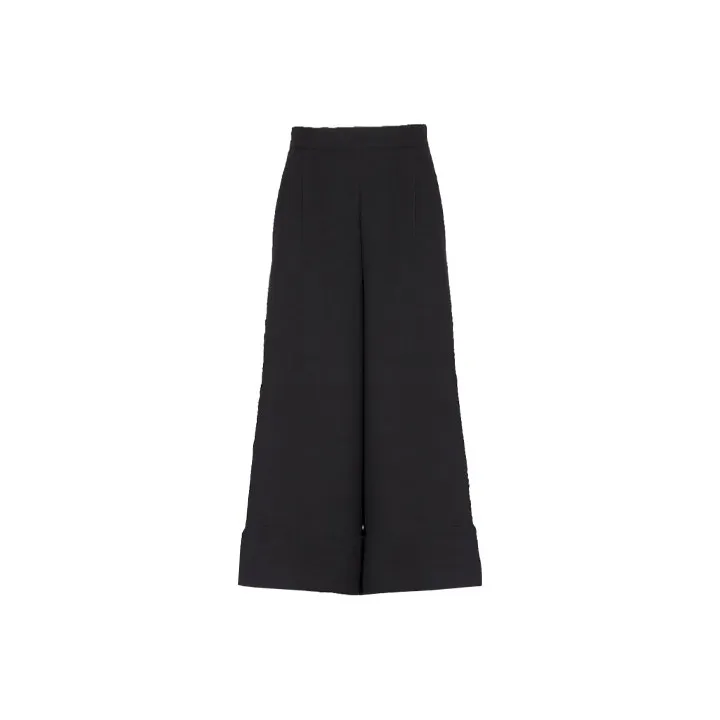BALMAIN Culotte Virgin Wool Trousers-0