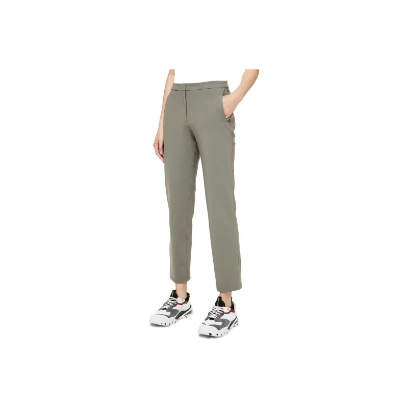 Lululemon On The Move Casual Pants Women's Green Gray-0