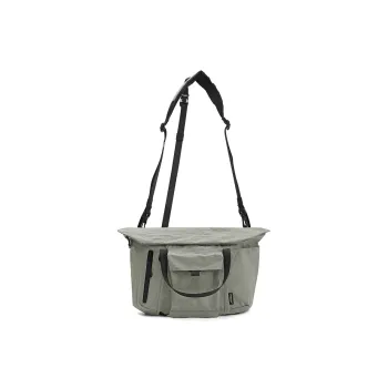 MYEDITION Fabric One Shoulder Handbag, Crossbody Bag, Messenger Bag Regular Unisex Dark Gray/Gray Green
