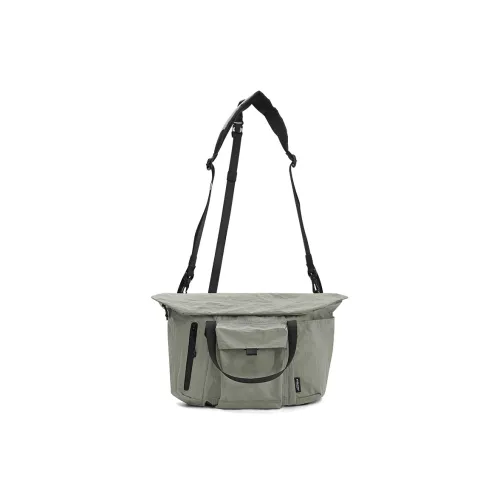 MYEDITION Fabric One Shoulder Handbag, Crossbody Tailgate bag, Messenger Tailgate bag Regular Unisex Dark Gray/Gray Green