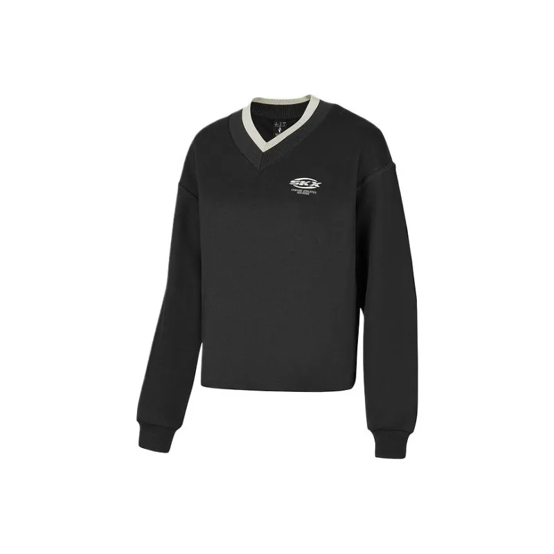 Skechers SKX Classic Sports Collection GOKNIT Sweatshirt Women's Carbon Black 0018-0