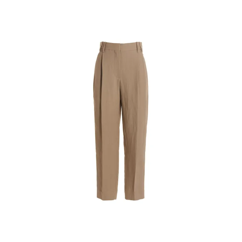 Brunello Cucinelli Casual Pants Women's Beige-0