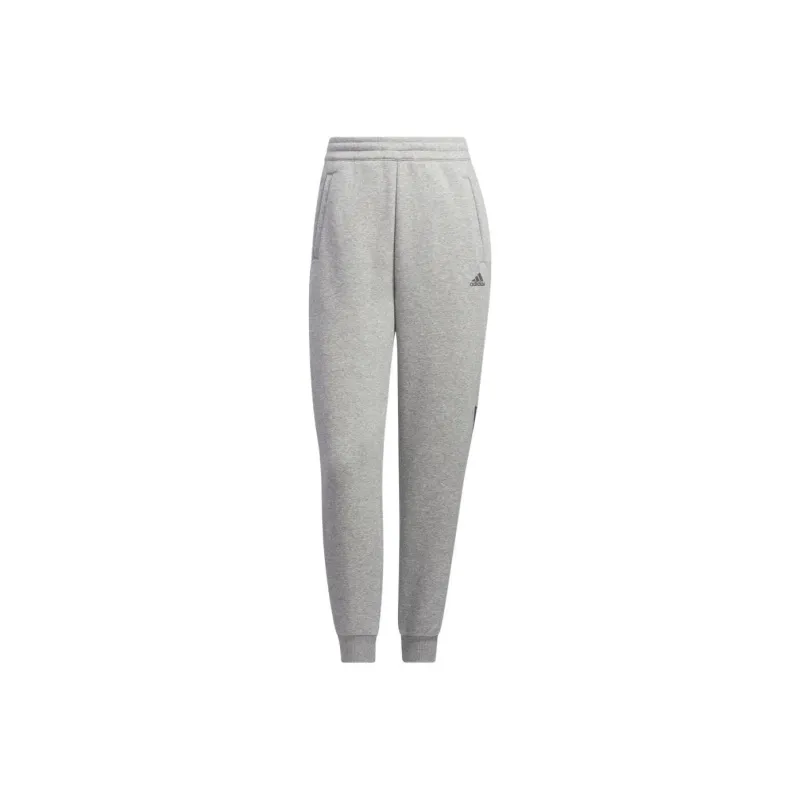 Adidas Knitted Sweatpants Women's Medium Gray-0