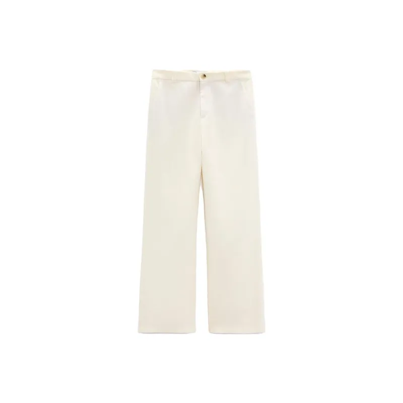 ZARA Casual Pants Women's Xiangzi Blue-0