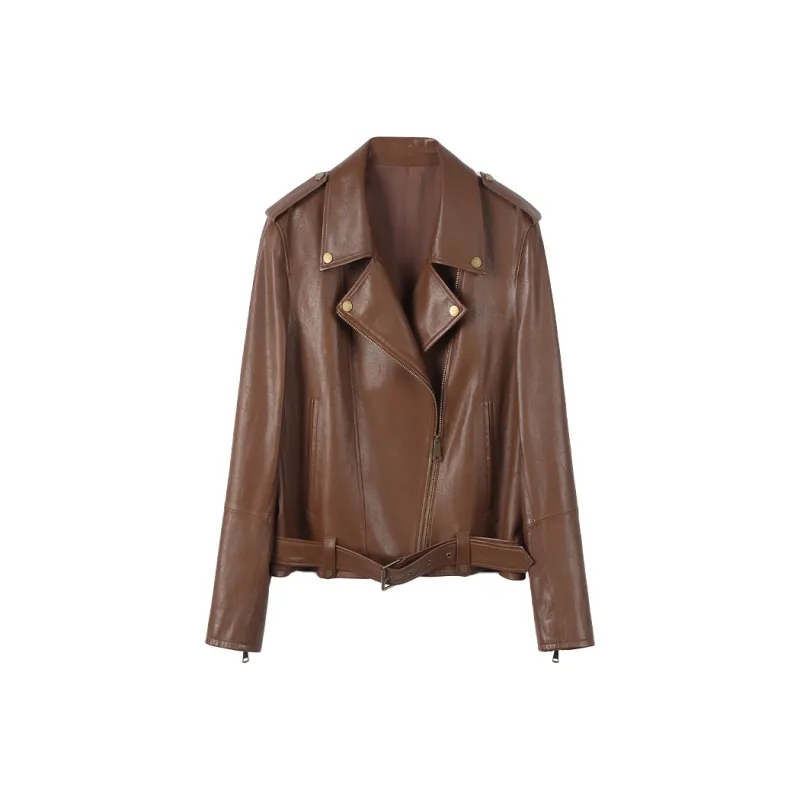 SINBOS Leather Jackets Women's-2