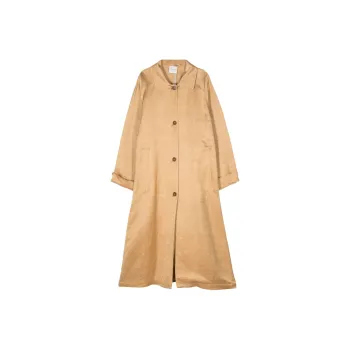 ALYSI Charmeuse Trench Coat